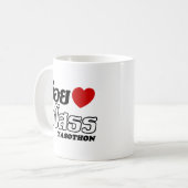 I Heart (Love) Yasothon, Isan, Thailand Koffiemok (Voorkant links)