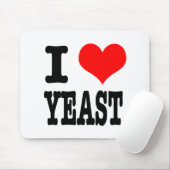 I HEART (LOVE) YEAST MUISMAT (Met muis)