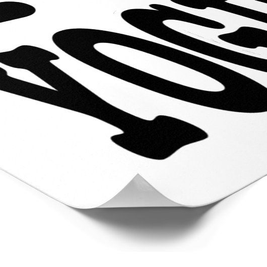 I HEART (LOVE) YOGURT POSTER (Hoek)