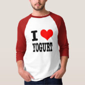 I HEART (LOVE) YOGURT T-SHIRT (Voorkant)