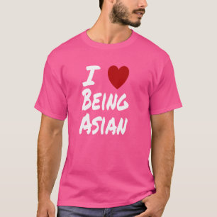 I Heart (Love) zijn Aziatisch Koreaans Japans Chin T-shirt