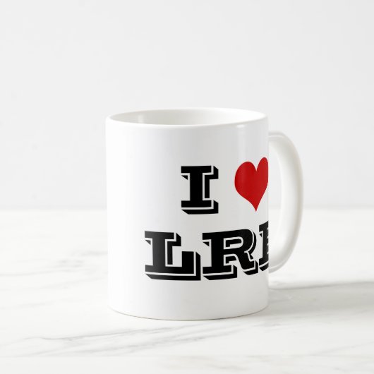 I Heart LRE Coffee Mok (Voorkant rechts)