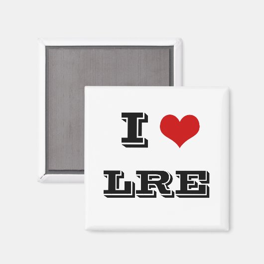 I Heart LRE riverside estert magnet (Voorkant / Achterkant)