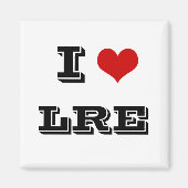 I Heart LRE riverside estert magnet (Voorkant)