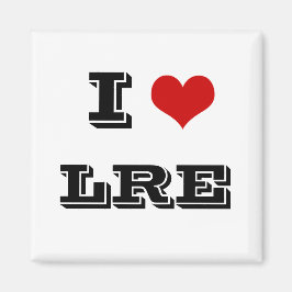 I Heart LRE riverside estert magnet
