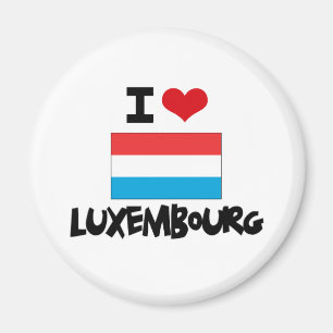 I HEART LUXEMBURG MAGNEET
