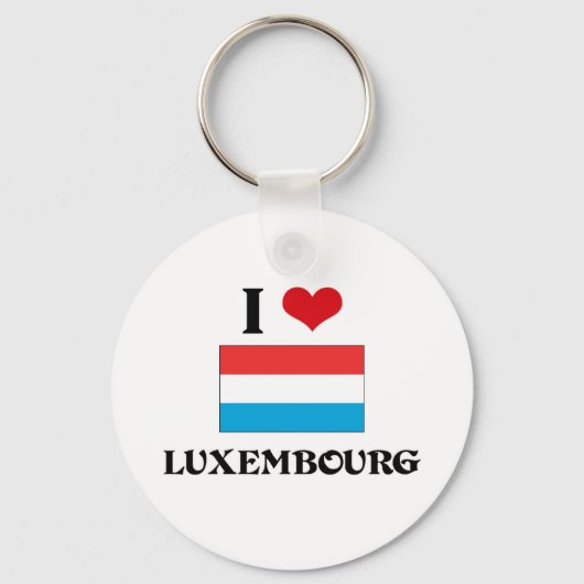 I HEART LUXEMBURG SLEUTELHANGER (Voorkant)