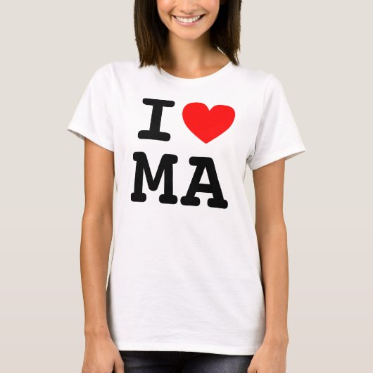 I Heart MA Shirt (Voorkant)