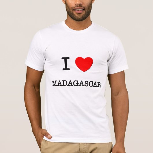 I HEART MADAGASCAR T-SHIRT (Voorkant)