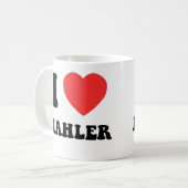 I Heart Mahler Koffiemok (Voorkant links)