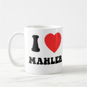 I Heart Mahler Koffiemok (Links)