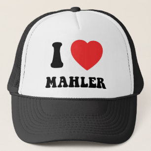 I Heart Mahler Trucker Pet
