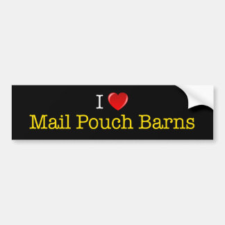 "I Heart Mail Pouch Barns" bumpersticker