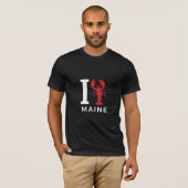 I Heart Maine Lobster T-shirt (Voorkant volledig)