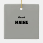 I Heart Maine Ornament (Achterkant)
