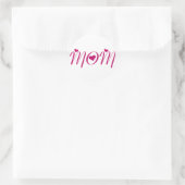 I Heart MAM! door Celeste Sheffey Ronde Sticker (Tas)
