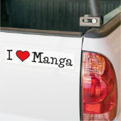 I HEART MANGA BUMPERSTICKER (Op Truck)