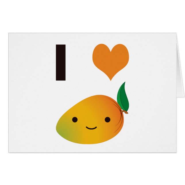 I Heart Mango (Voorkant Horizontaal)