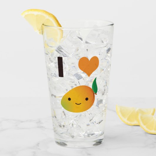 I Heart Mango Glas (Voorkant ijs)