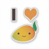 I Heart Mango Sticker (Voorkant)