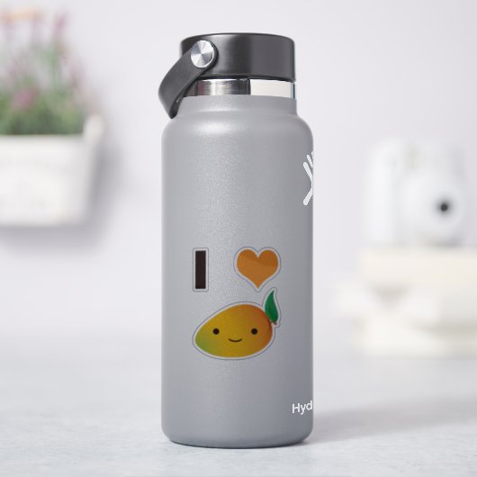 I Heart Mango Sticker (HydroFlask)