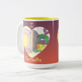 I Heart Marranitos Tweekleurige Koffiemok (Voorkant links)