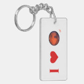I Heart Mars Sleutelhanger (Voorkant Links)
