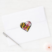 I Heart Maryland Decal (set of 6) Ronde Sticker (Envelop)
