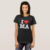 I Heart Massachusetts (MA) Love Sweatshirt (Voorkant volledig)