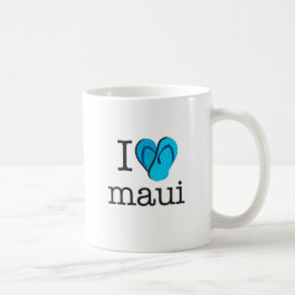 I Heart Maui Teenslippers Koffiemok