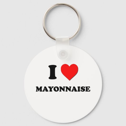 I Heart Mayonnaise Sleutelhanger (Voorkant)