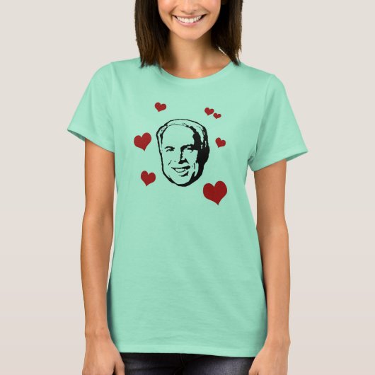 I Heart McCain T-shirt (Voorkant)