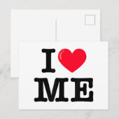 I Heart ME Classic Feestdagenkaart (Voorkant / Achterkant)