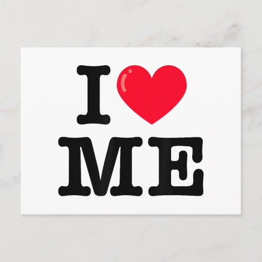 I Heart ME Classic Feestdagenkaart (Voorkant)