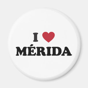 I Heart Mérida Mexico Magneet