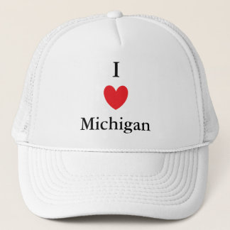 I Heart Michigan Trucker Pet