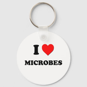 I Heart Microbes Sleutelhanger