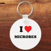 I Heart Microbes Sleutelhanger (Voorkant)