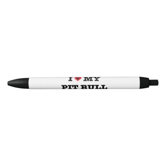 I Heart Mijn pen Pit Bull Pen (Voorkant)