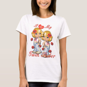 I (Heart) mijn Twin Sister T-shirt