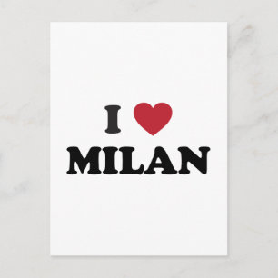 I Heart Milan Italië Briefkaart