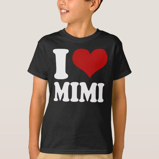 I Heart Mimi T-shirt (Voorkant)