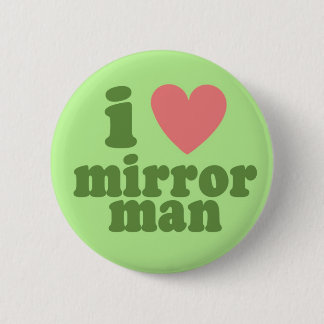 I Heart Mirror Man Ronde Button 5,7 Cm