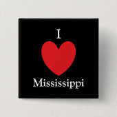 I Heart Mississippi Button (Voorkant)