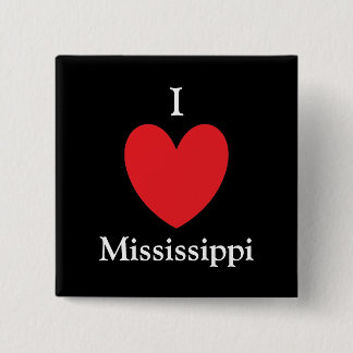 I Heart Mississippi Button