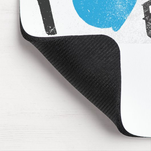 I Heart Mode Yellow Muismat (Hoek)