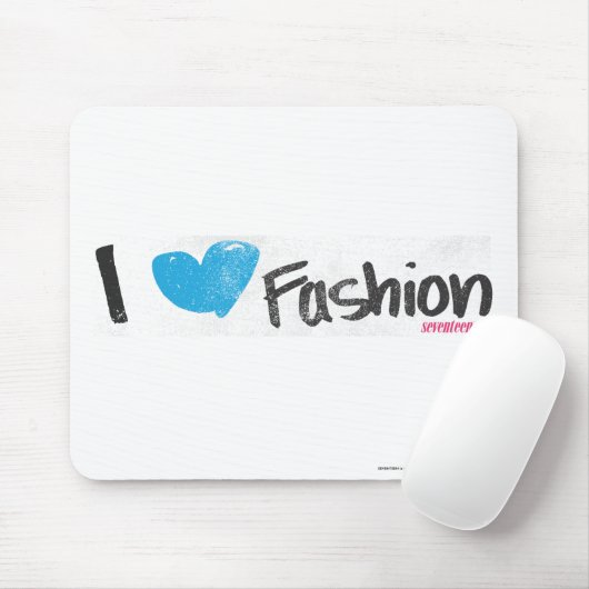 I Heart Mode Yellow Muismat (Met muis)