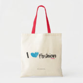 I Heart Mode Yellow Tote Bag (Voorkant)