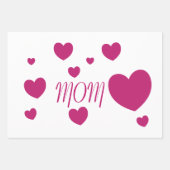 I Heart MOM Inpakpapier Vel (Voorkant)