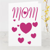 I Heart MOM  Kaart (Gele Bloem)